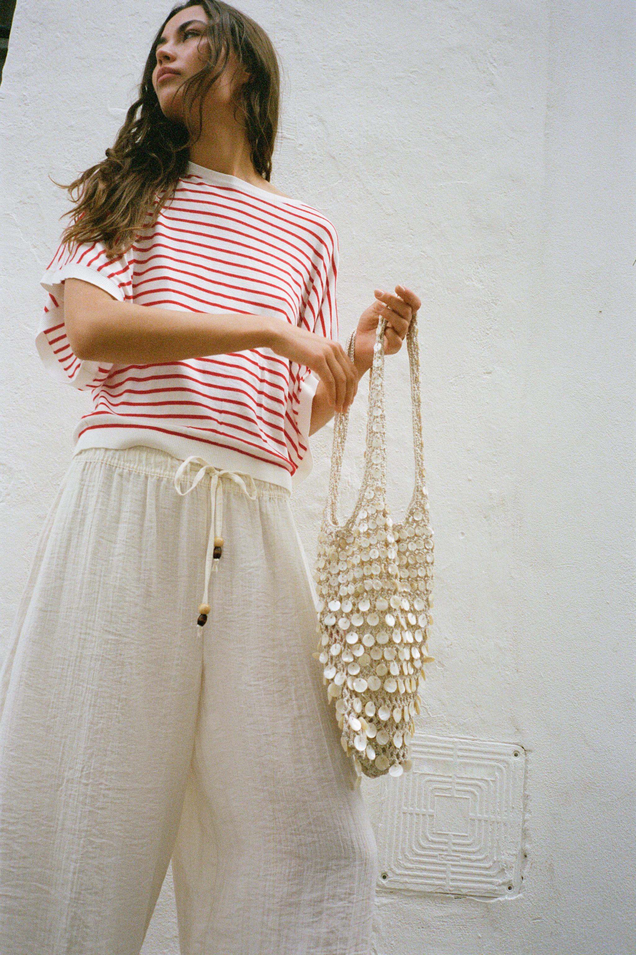 BEADED SHOULDER BAG